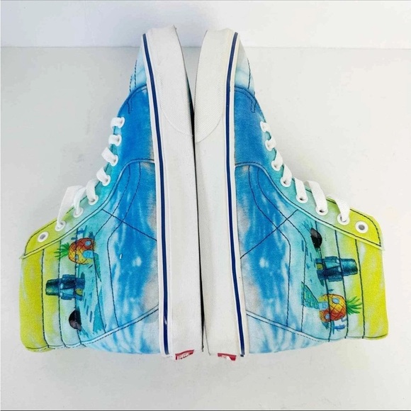 VANS UNISEX SH8-HI SPONGEBOB Men’s 9 Women’s 10.5 Cartoon - Picture 11 of 15
